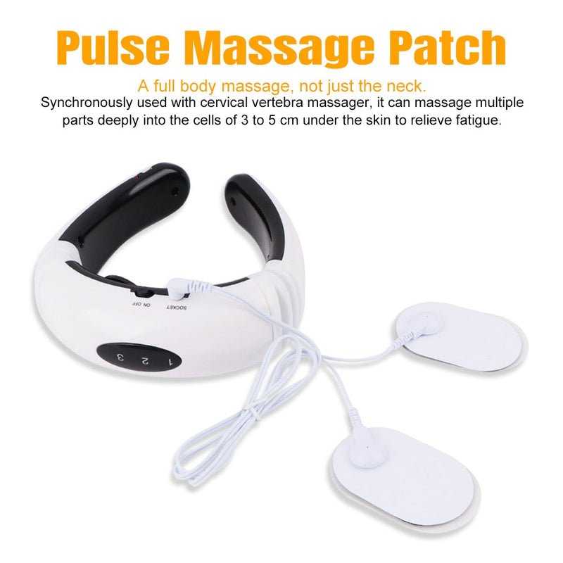 Massageador Cervical Estimulador Muscular - Portátil Pro